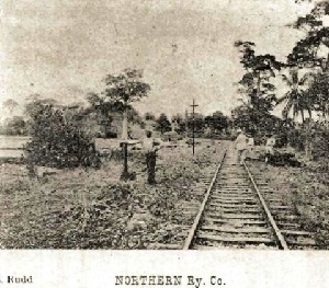 Línea ferrea, Ferrocarril al Atlántico